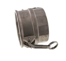 Camlock DN 90 (4'') Stainless Steel Coupling Rp 4'' Female Thread Type D MIL-C-27487