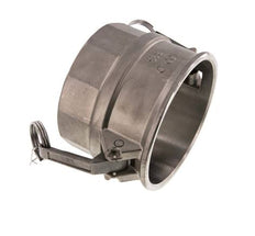Camlock DN 120 (5'') Stainless Steel Coupling Rp 5'' Female Thread Type D MIL-C-27487