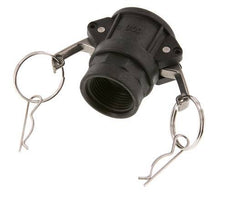 Camlock DN 25 (1'') Polypropylene Coupling Rp 1'' Female Thread Type D MIL-C-27487