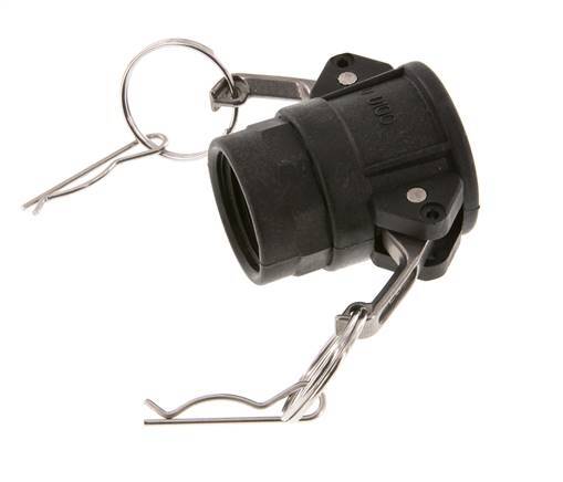 Camlock DN 25 (1'') Polypropylene Coupling Rp 1'' Female Thread Type D MIL-C-27487