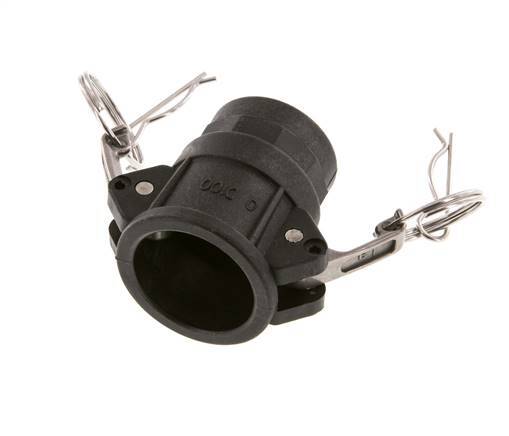 Camlock DN 25 (1'') Polypropylene Coupling Rp 1'' Female Thread Type D MIL-C-27487
