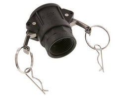 Camlock DN 25 (1'') Polypropylene Coupling Rp 1'' Female Thread Type D MIL-C-27487