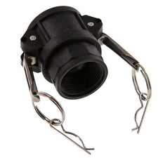 Camlock DN 32 (1 1/4'') Polypropylene Coupling Rp 1 1/4'' Female Thread Type D MIL-C-27487