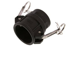 Camlock DN 40 (1 1/2'') Polypropylene Coupling Rp 1 1/4'' Female Thread Type D MIL-C-27487