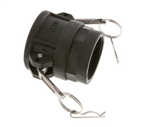 Camlock DN 50 (2'') Polypropylene Coupling Rp 2'' Female Thread Type D MIL-C-27487