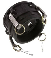 Camlock DN 90 (4'') Polypropylene Coupling Rp 4'' Female Thread Type D MIL-C-27487