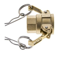 Camlock DN 15 (1/2'') Brass Coupling Rp 1/2'' Female Thread Type D MIL-C-27487