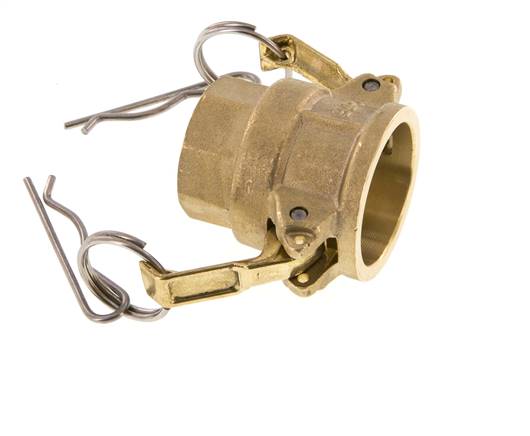 Camlock DN 20 (3/4'') Brass Coupling Rp 3/4'' Female Thread Type D MIL-C-27487