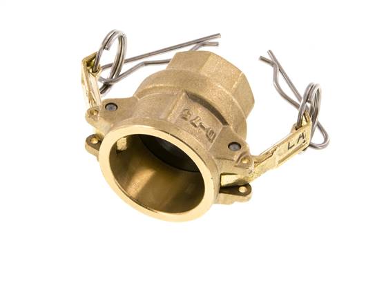 Camlock DN 20 (3/4'') Brass Coupling Rp 3/4'' Female Thread Type D MIL-C-27487