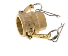 Camlock DN 20 (3/4'') Brass Coupling Rp 3/4'' Female Thread Type D MIL-C-27487
