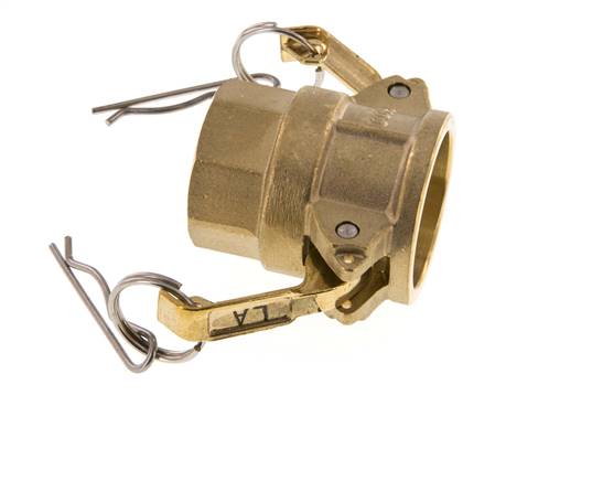Camlock DN 25 (1'') Brass Coupling Rp 1'' Female Thread Type D MIL-C-27487