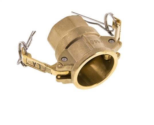 Camlock DN 25 (1'') Brass Coupling Rp 1'' Female Thread Type D MIL-C-27487