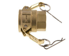 Camlock DN 25 (1'') Brass Coupling Rp 1'' Female Thread Type D MIL-C-27487