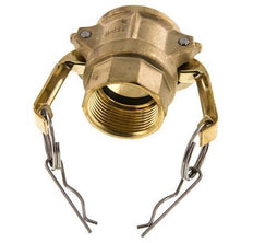 Camlock DN 32 (1 1/4'') Brass Coupling Rp 1 1/4'' Female Thread Type D MIL-C-27487