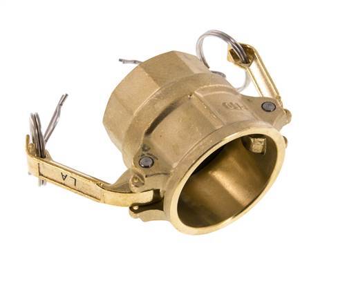 Camlock DN 40 (1 1/2'') Brass Coupling Rp 1 1/2'' Female Thread Type D MIL-C-27487