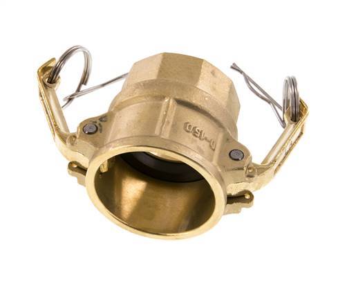 Camlock DN 40 (1 1/2'') Brass Coupling Rp 1 1/2'' Female Thread Type D MIL-C-27487