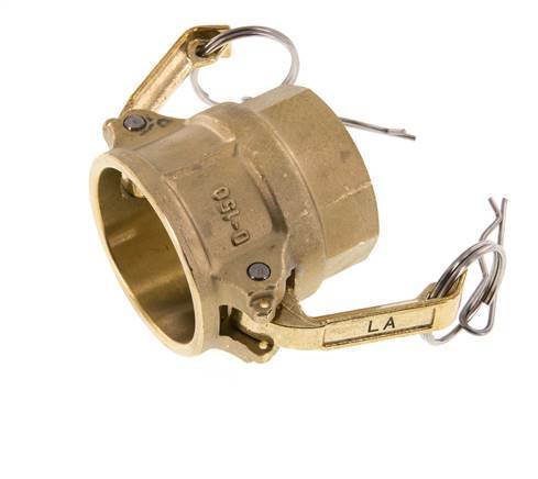 Camlock DN 40 (1 1/2'') Brass Coupling Rp 1 1/2'' Female Thread Type D MIL-C-27487