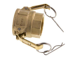 Camlock DN 40 (1 1/2'') Brass Coupling Rp 1 1/2'' Female Thread Type D MIL-C-27487