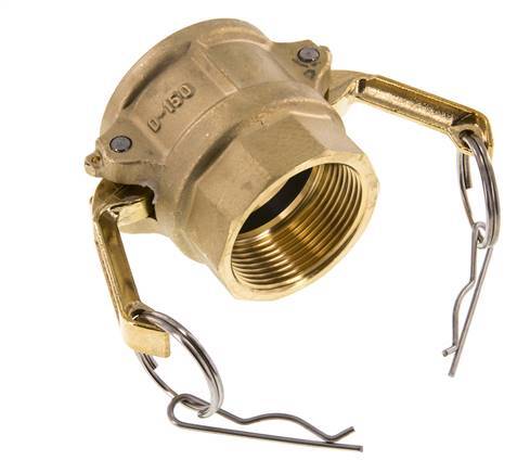 Camlock DN 40 (1 1/2'') Brass Coupling Rp 1 1/2'' Female Thread Type D MIL-C-27487