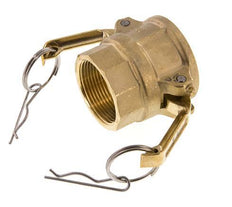 Camlock DN 40 (1 1/2'') Brass Coupling Rp 1 1/2'' Female Thread Type D MIL-C-27487
