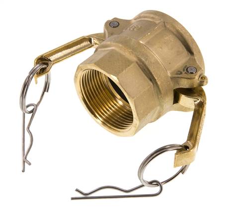 Camlock DN 40 (1 1/2'') Brass Coupling Rp 1 1/2'' Female Thread Type D MIL-C-27487