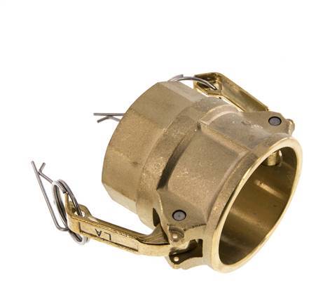 Camlock DN 50 (2'') Brass Coupling Rp 2'' Female Thread Type D MIL-C-27487