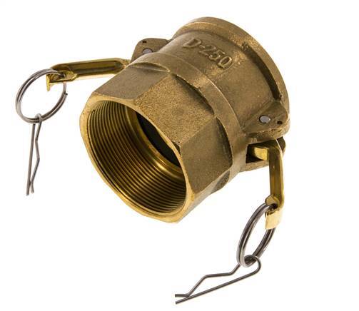 Camlock DN 60 (2 1/2'') Brass Coupling Rp 2 1/2'' Female Thread Type D MIL-C-27487