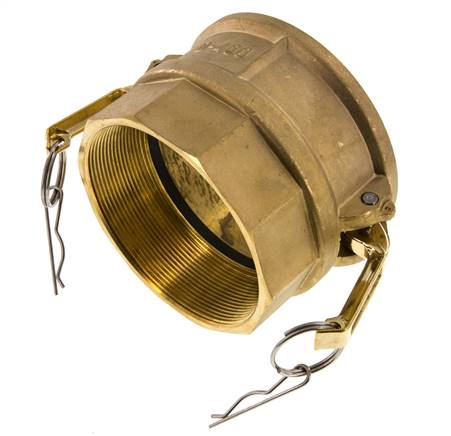 Camlock DN 120 (5'') Brass Coupling Rp 5'' Female Thread Type D MIL-C-27487
