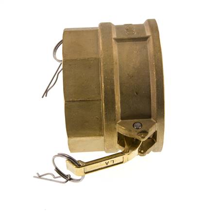 Camlock DN 90 (4'') Brass Coupling Rp 4'' Female Thread Type D MIL-C-27487