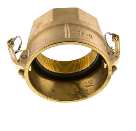 Camlock DN 90 (4'') Brass Coupling Rp 4'' Female Thread Type D MIL-C-27487