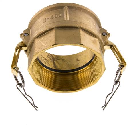Camlock DN 120 (5'') Brass Coupling Rp 5'' Female Thread Type D MIL-C-27487