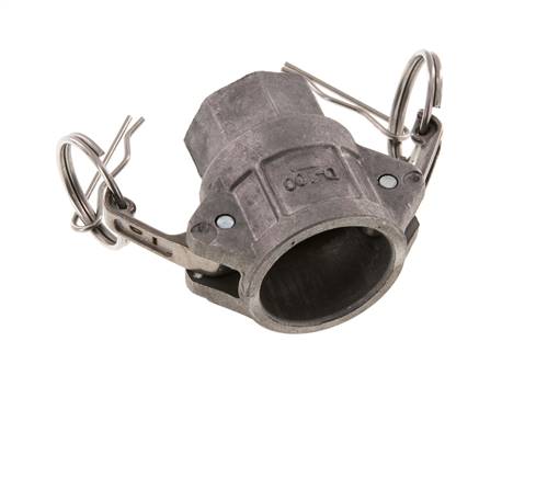 Camlock DN 25 (1'') Aluminium Coupling Rp 1'' Female Thread Type D MIL-C-27487