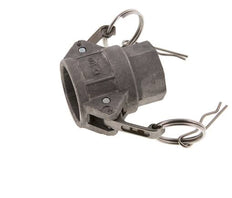 Camlock DN 25 (1'') Aluminium Coupling Rp 1'' Female Thread Type D MIL-C-27487