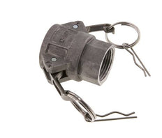 Camlock DN 25 (1'') Aluminium Coupling Rp 1'' Female Thread Type D MIL-C-27487