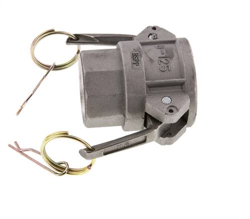 Camlock DN 32 (1 1/4'') Aluminium Coupling Rp 1 1/4'' Female Thread Type D MIL-C-27487