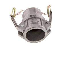 Camlock DN 32 (1 1/4'') Aluminium Coupling Rp 1 1/4'' Female Thread Type D MIL-C-27487