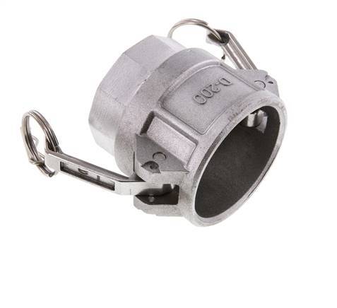 Camlock DN 50 (2'') Aluminium Coupling Rp 2'' Female Thread Type D MIL-C-27487