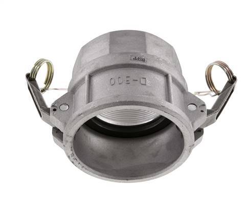 Camlock DN 75 (3'') Aluminium Coupling Rp 3'' Female Thread Type D MIL-C-27487
