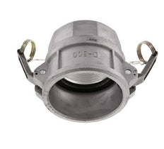 Camlock DN 75 (3'') Aluminium Coupling Rp 3'' Female Thread Type D MIL-C-27487