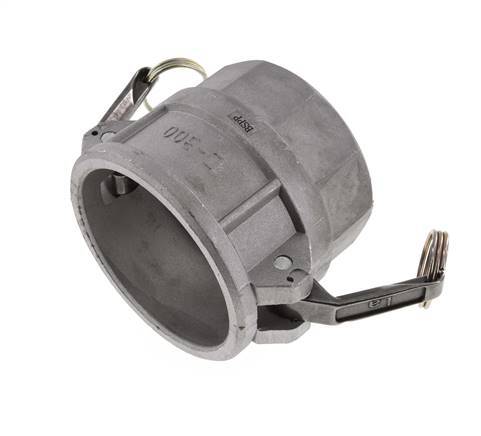 Camlock DN 75 (3'') Aluminium Coupling Rp 3'' Female Thread Type D MIL-C-27487
