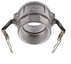 Camlock DN 75 (3'') Aluminium Coupling Rp 3'' Female Thread Type D MIL-C-27487