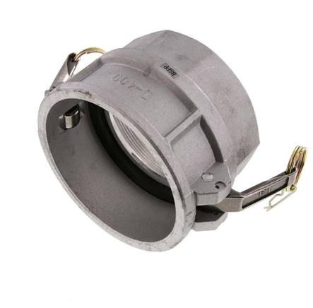 Camlock DN 140 (6'') Aluminium Coupling Rp 6'' Female Thread Type D MIL-C-27487