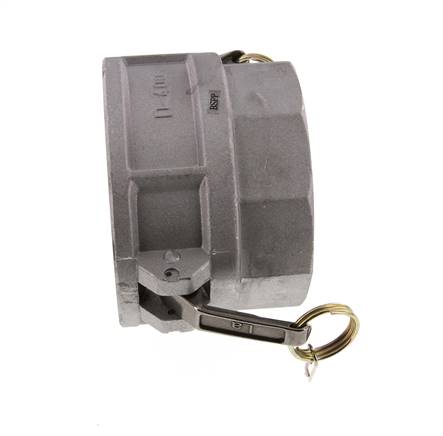 Camlock DN 90 (4'') Aluminium Coupling Rp 4'' Female Thread Type D MIL-C-27487