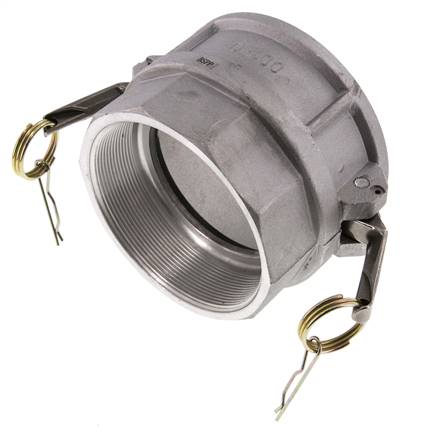 Camlock DN 120 (5'') Aluminium Coupling Rp 5'' Female Thread Type D MIL-C-27487