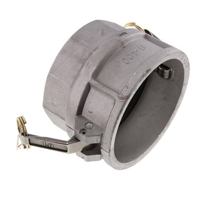 Camlock DN 90 (4'') Aluminium Coupling Rp 4'' Female Thread Type D MIL-C-27487