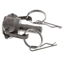 Camlock DN 15 (1/2'') Stainless Steel Coupling Hose Pillar (13 mm) Type C MIL-C-27487