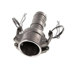 Camlock DN 25 (1'') Stainless Steel Coupling Hose Pillar (25 mm) Type C MIL-C-27487