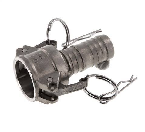 Camlock DN 25 (1'') Stainless Steel Coupling Hose Pillar (25 mm) Type C MIL-C-27487