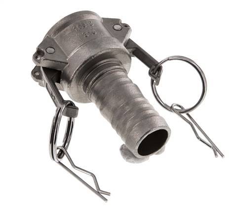 Camlock DN 25 (1'') Stainless Steel Coupling Hose Pillar (25 mm) Type C MIL-C-27487