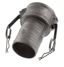 Camlock DN 60 (2 1/2'') Stainless Steel Coupling Hose Pillar (63 mm) Type C MIL-C-27487